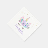 Waterverf Eenhoorn Servet (Hoek)