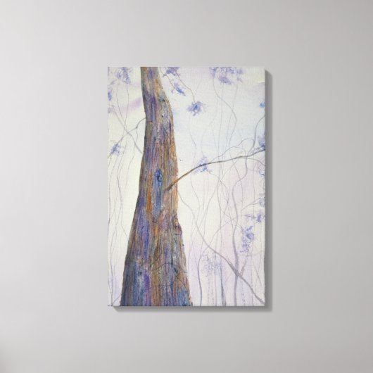 Waterverf eenhout canvas afdruk (Voorkant)