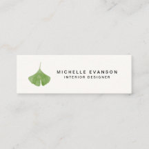 Waterverf Eenvoudige groene ginkgo Leaf-Natuur