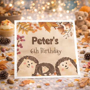 Waterverf egel Birthday Servet