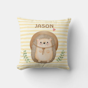 Waterverf egelstrepen speciaal personaliseren kussen