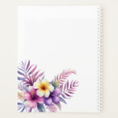 Waterverf Eiland Romance-Bruiloft-Planner Planner (Achterkant)