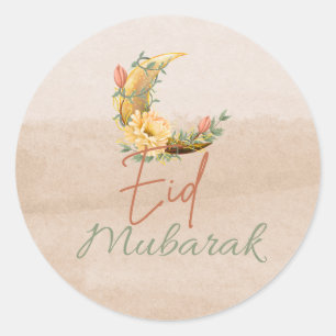 Waterverf Elegant Eid Mubarak Eid Sticker