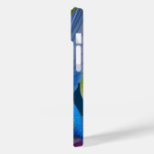 Waterverf Elegant Hummingbird Monogram met naam Case-Mate iPhone Case (Achterkant / Links)