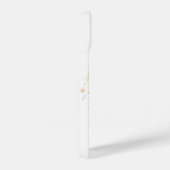 Waterverf Elegant Hummingbird Monogram met naam iPhone Hoesje (Rechterkant)