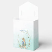 Waterverf Elegant Peter Konijn wilde bloem baby sh Bedankdoosjes (Geopend)