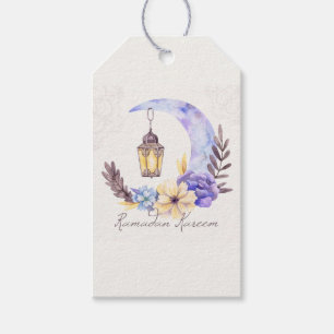 Waterverf Elegant Ramadan Kareem Ramadan Cadeaulabel