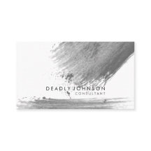 Waterverf Elegant Simple Splatter Black Grey