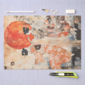 Waterverf Elegante Geisha Dans Tissuepapier (Craft)