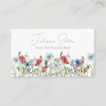 Waterverf Elegante Illustratieve Bloemen met QR