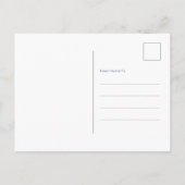 Waterverf Elephant Baby shower Briefkaart (Achterkant)