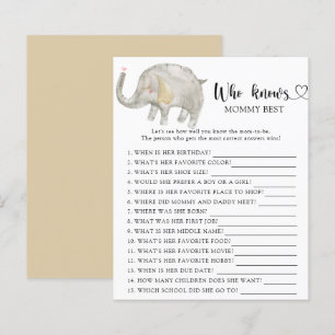 Waterverf Elephant-ballon - wie kent mama het best