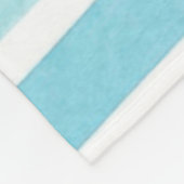 Waterverf Elephant en Stripes op maat Fleece Deken (Hoek)