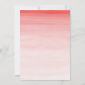 Waterverf Elephant Girl Baby shower Boek Kaart (Achterkant)