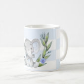 Waterverf Elephant Greenery Koffiemok (Voorkant rechts)