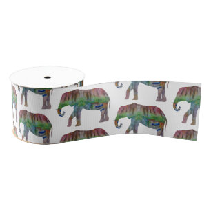 Waterverf Elephant Grosgrain Lint