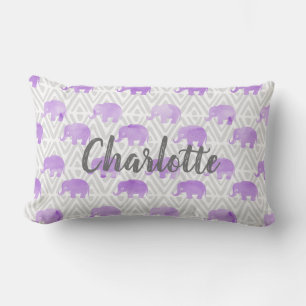 Waterverf Elephant Shibori Primitive Chevron Kussen