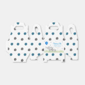 Waterverf Elephants Stippen Pattern Birthday Boy Bedankdoosjes (Uitgevouwen)