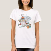 Waterverf Elf White Beard en kerstcadeaus T-shirt (Voorkant)