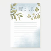 Waterverf en afvalwater post-it® notes (Voorkant)