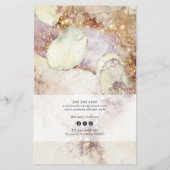 Waterverf en goudfolie prijslijst Flyer (Achterkant)