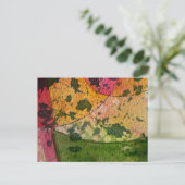 Waterverf en inkt Abstract expressionisme kunst Briefkaart (Staand voorkant)