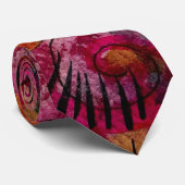 Waterverf en inkt Abstract mooi schilderij Stropdas (Opgerold)