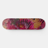 Waterverf en inkt Abstract mooie schilderkunst Skateboard (Horizontaal)