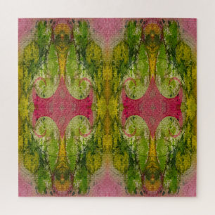 Waterverf en inkt Abstracte impressionistische kun Legpuzzel