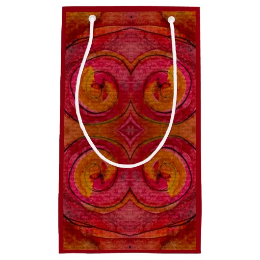 Waterverf en inkt Patroonkunst Abstract Klein Cadeauzakje (Voorkant)