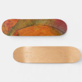 Waterverf en inkt Patroonkunst Abstract Skateboard (Horizontaal)