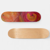 Waterverf en inkt Patroonkunst Abstract Skateboard (Horizontaal)