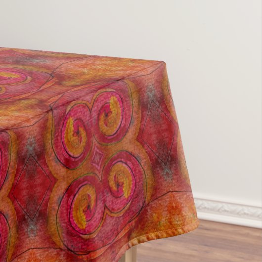 Waterverf en inkt Patroonkunst Abstract Tafelkleed (Voorbeeld)