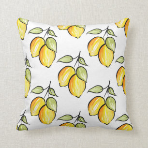 Waterverf- en inktpatronen kussen