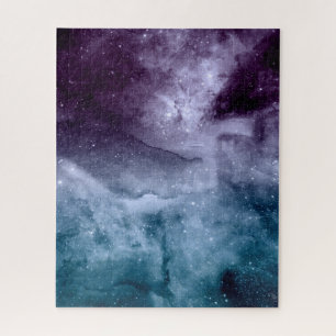Waterverf en nebula abstract ontwerp legpuzzel
