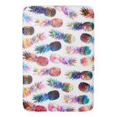 Waterverf en Nebula Ananassen Illustratie Badmat (Voorkant Verticaal)