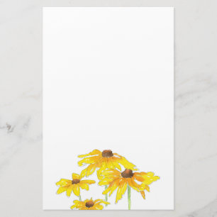 Waterverf en Pen Black Eyed Susan Briefpapier