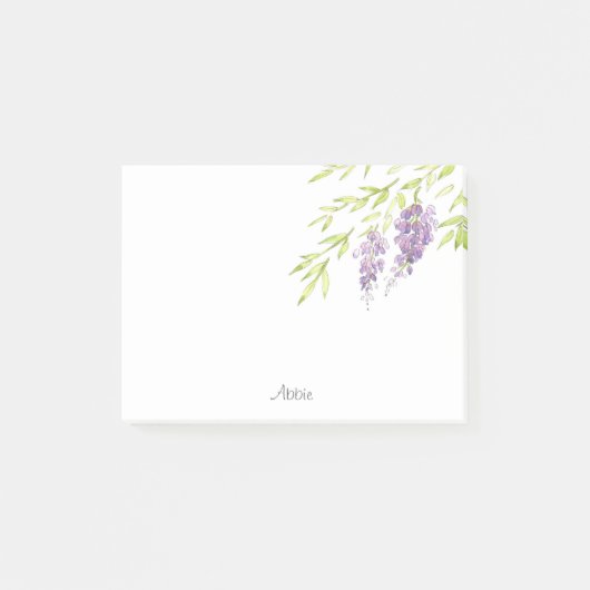 Waterverf en Pen Wisteria Post-it® Notes (Voorkant)