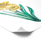 Waterverf- en pendoeningen foto afdruk (Hoek)