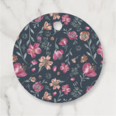 Waterverf Engelse Bulldog Verjaardag Bedankt Bedankjes Labels (Achterkant)