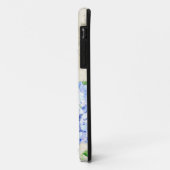 Waterverf Engelse tuin, blauw n roze hydrangeas Case-Mate iPhone Case (Achterkant/links)