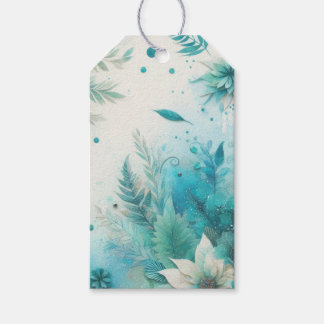 Waterverf Ephemera Gift Label Cadeaulabel