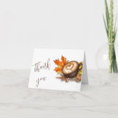 Waterverf espresso liefde is het brouwen van Vrijg Bedankkaart (Voorkant)