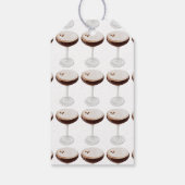 Waterverf Espresso Martini Vrijgezellenfeest Favor Cadeaulabel (Achterkant)