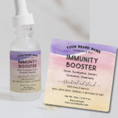 Waterverf etherische olie mix Fles Labels