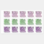 Waterverf Etherische Olierollerfles Waterdicht Labels (Vel)