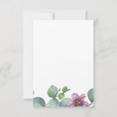 Waterverf Eucalyptus Afstuderen 2025 Partij Kaart (Achterkant)