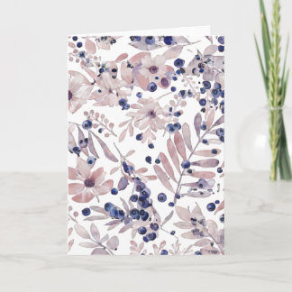 Waterverf Eucalyptus Blauwe Bes Botanische Kunst L Kaart