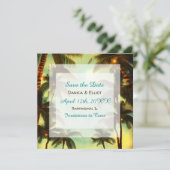 Waterverf Eucalyptus Botanical Greenery Wedding Save The Date (Staand voorkant)