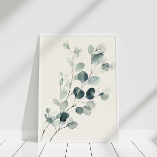  Waterverf Eucalyptus Branch Wall Art Poster